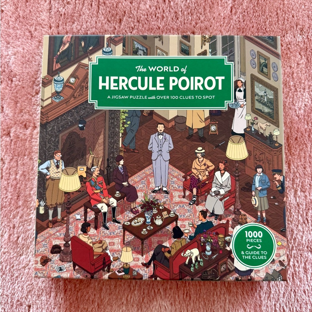 Laurence King The World of Hercule Poirot 1000-Piece Jigsaw Puzzle